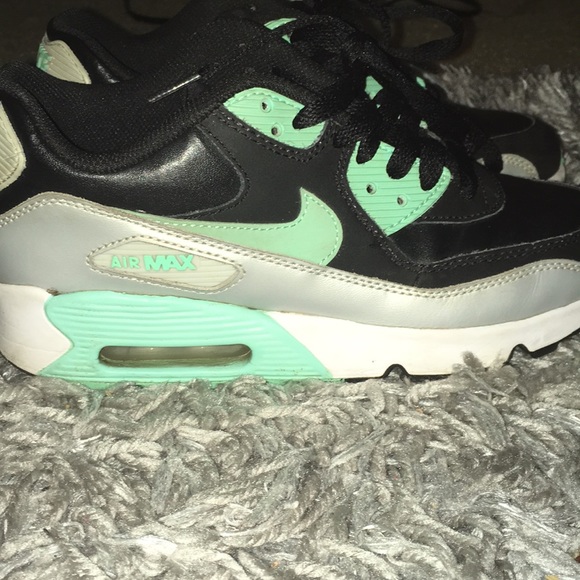Nike Shoes Air Max 90 Blackmint Greenwhite Poshmark shoes, mint nike airmax, mint, air max, nike, mint green